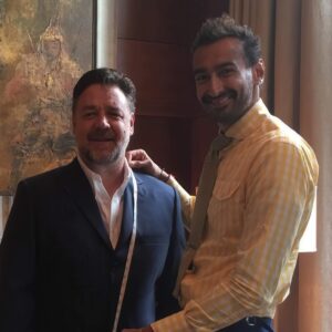 Russel Crowe with Roshan