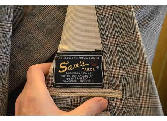 A Sam's Monogram in a Suit