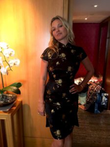 Kate Moss went for Women's Bespoke at Sam's Tailor