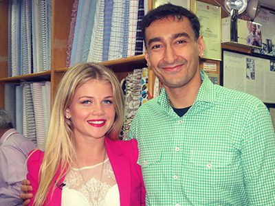 Maria Ivakova with Roshan Melwani