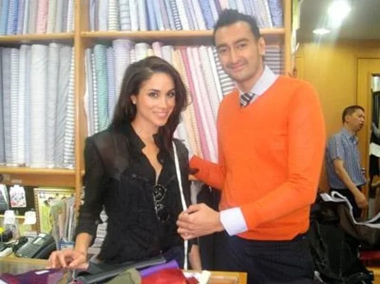 Meghan Markle measuring up with Roshan Melwani