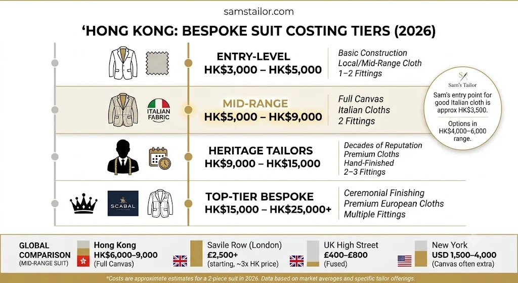 Hong Kong Bespoke Pricing Tiers